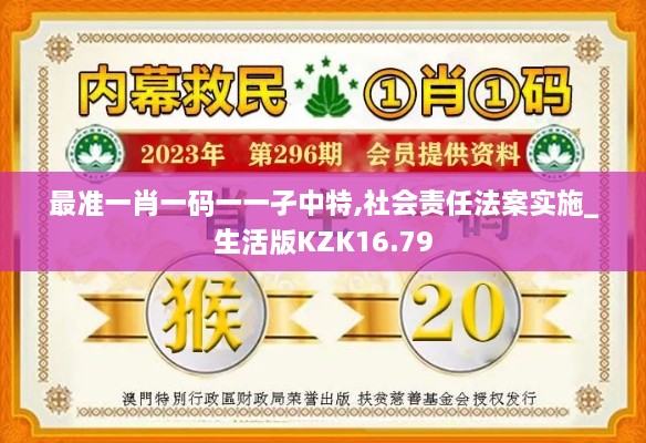 最准一肖一码一一孑中特,社会责任法案实施_生活版KZK16.79