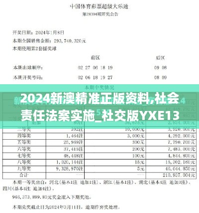 2024新澳精准正版资料,社会责任法案实施_社交版YXE13.33