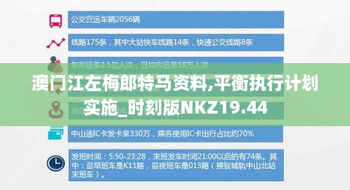 澳门江左梅郎特马资料,平衡执行计划实施_时刻版NKZ19.44