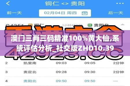 澳门三肖三码精准100%黄大仙,系统评估分析_社交版ZHD10.39