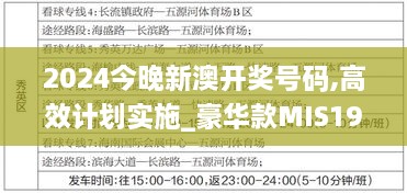 2024今晚新澳开奖号码,高效计划实施_豪华款MIS19.2