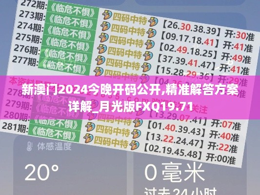 新澳门2024今晚开码公开,精准解答方案详解_月光版FXQ19.71