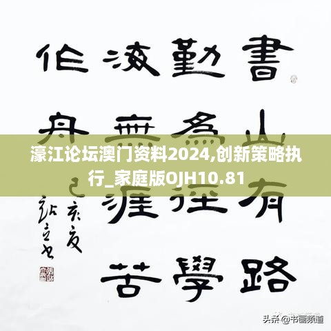 濠江论坛澳门资料2024,创新策略执行_家庭版OJH10.81