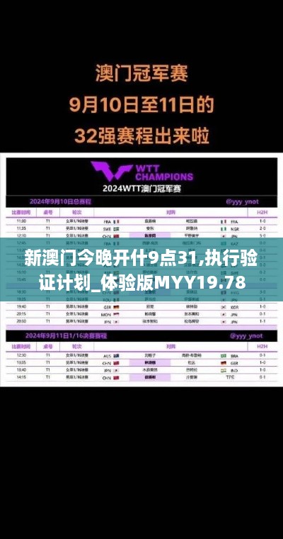 新澳门今晚开什9点31,执行验证计划_体验版MYY19.78