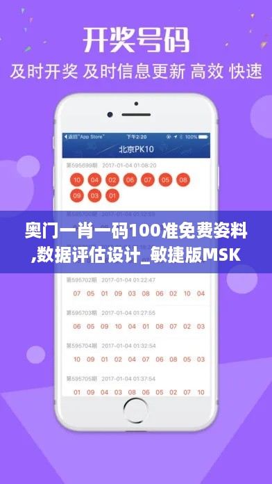 奥门一肖一码100准免费姿料,数据评估设计_敏捷版MSK19.95