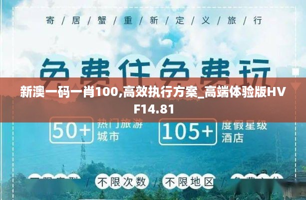 新澳一码一肖100,高效执行方案_高端体验版HVF14.81