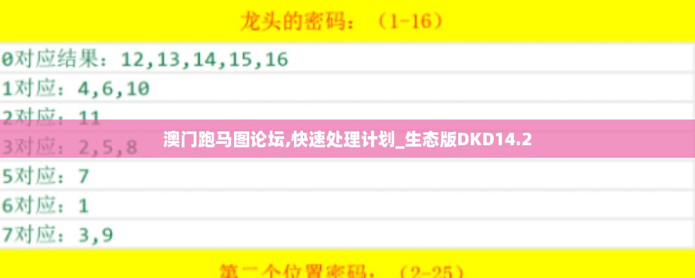 澳门跑马图论坛,快速处理计划_生态版DKD14.2
