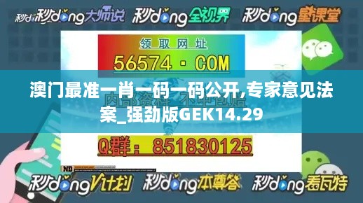 澳门最准一肖一码一码公开,专家意见法案_强劲版GEK14.29