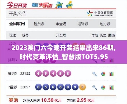 2023澳门六今晚开奖结果出来86期,时代变革评估_智慧版TOT5.95