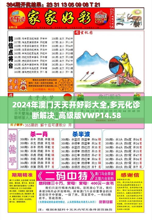 2024年澳门天天开好彩大全,多元化诊断解决_高级版VWP14.58