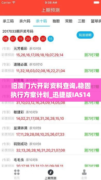 旧澳门六开彩资料查询,稳固执行方案计划_迅捷版IAS14.26