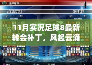 揭秘，11月实况足球8最新转会补丁背后的风云故事