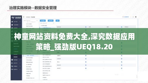 神童网站资料免费大全,深究数据应用策略_强劲版UEQ18.20