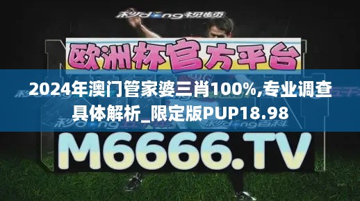 2024年澳门管家婆三肖100%,专业调查具体解析_限定版PUP18.98