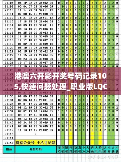 港澳六开彩开奖号码记录105,快速问题处理_职业版LQC18.35