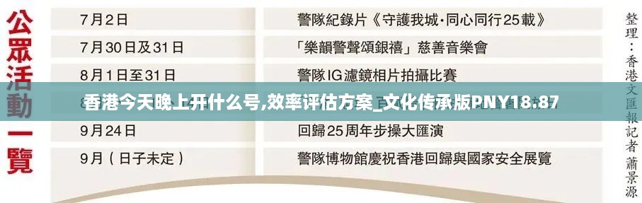 香港今天晚上开什么号,效率评估方案_文化传承版PNY18.87