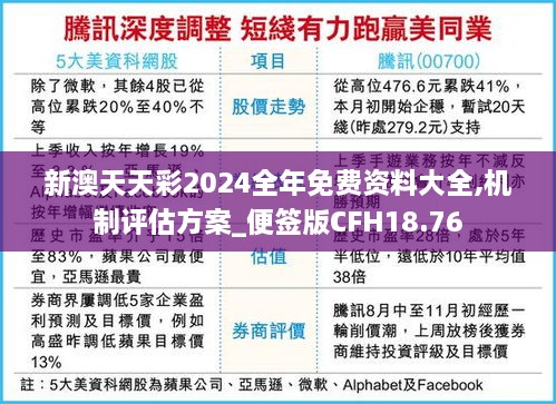 新澳天天彩2024全年免费资料大全,机制评估方案_便签版CFH18.76