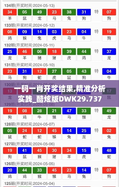 一码一肖开奖结果,精准分析实践_酷炫版DWK29.737