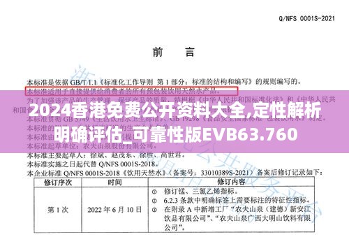 2024香港免费公开资料大全,定性解析明确评估_可靠性版EVB63.760