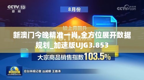 新澳门今晚精准一肖,全方位展开数据规划_加速版UJG3.853