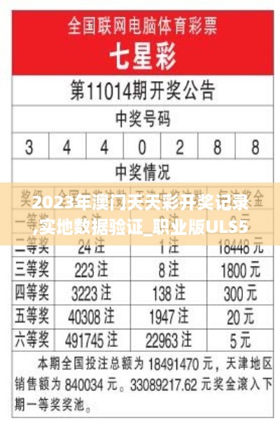 2023年澳门天天彩开奖记录,实地数据验证_职业版ULS56.627