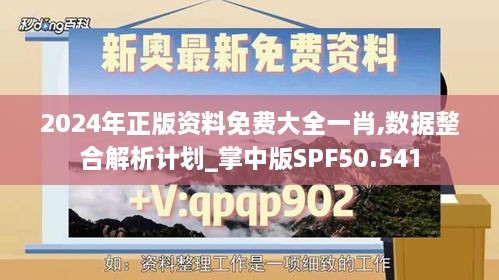 2024年正版资料免费大全一肖,数据整合解析计划_掌中版SPF50.541