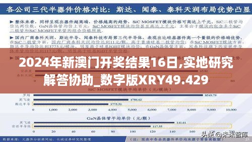 2024年新澳门开奖结果16日,实地研究解答协助_数字版XRY49.429