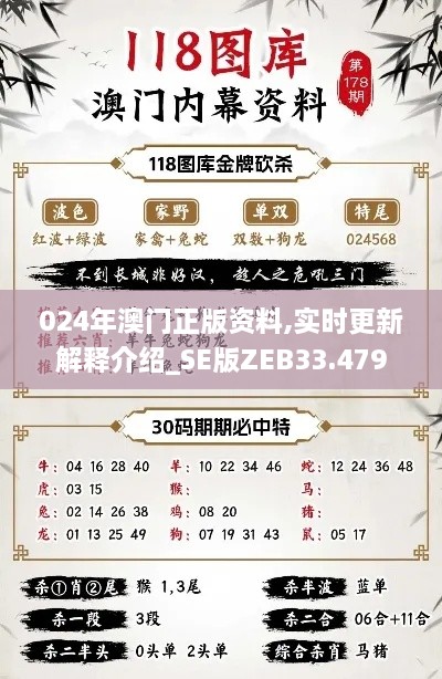 024年澳门正版资料,实时更新解释介绍_SE版ZEB33.479