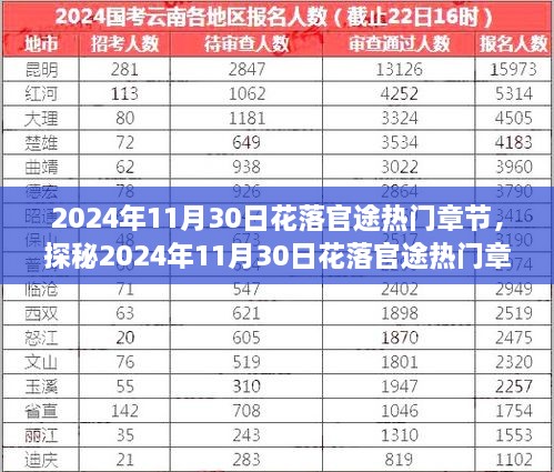 探秘2024年11月30日花落官途，三大要点解析与热门章节一览