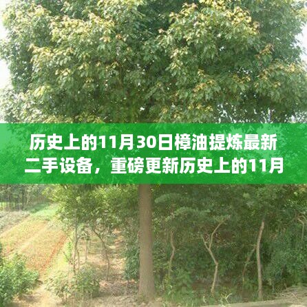 樟油提炼领域革新力量，最新二手设备全解析及历史回顾——樟油提炼最新二手设备重磅更新日重磅回顾