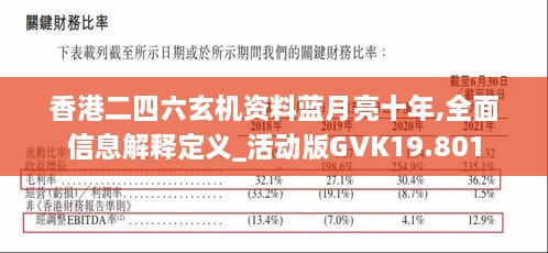 香港二四六玄机资料蓝月亮十年,全面信息解释定义_活动版GVK19.801