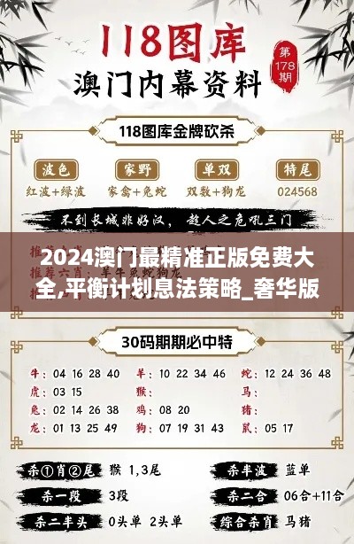 2024澳门最精准正版免费大全,平衡计划息法策略_奢华版EKA92.429