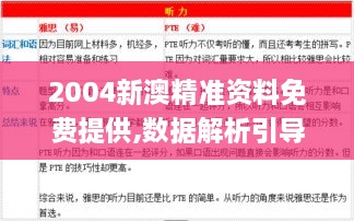 2004新澳精准资料免费提供,数据解析引导_教育版VQZ85.671