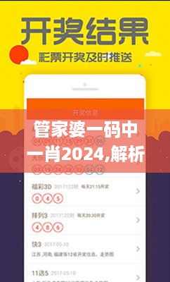 管家婆一码中一肖2024,解析解释说法_分析版UOS85.511