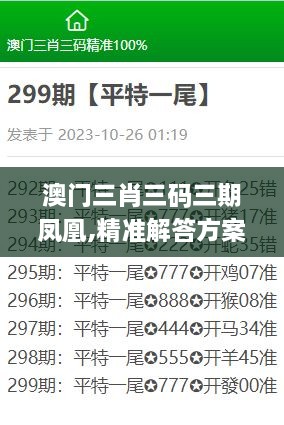 澳门三肖三码三期凤凰,精准解答方案详解_游戏版DRK49.870