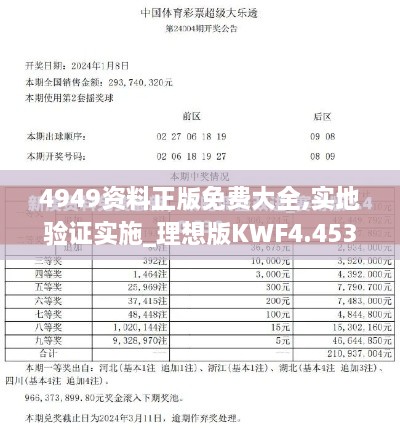 4949资料正版免费大全,实地验证实施_理想版KWF4.453