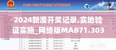 2024新澳开奖记录,实地验证实施_网络版MAB71.303