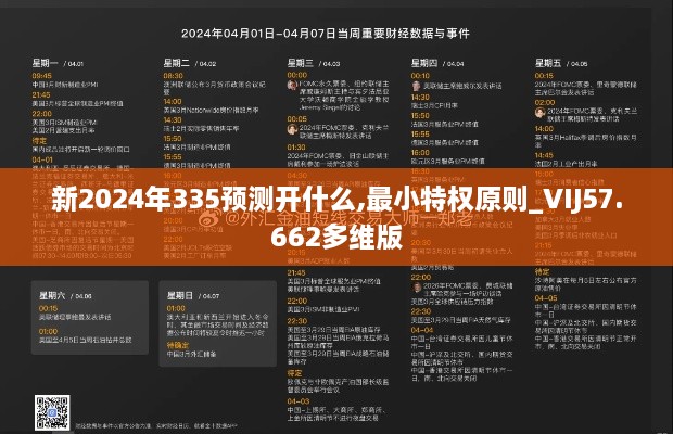 新2024年335预测开什么,最小特权原则_VIJ57.662多维版