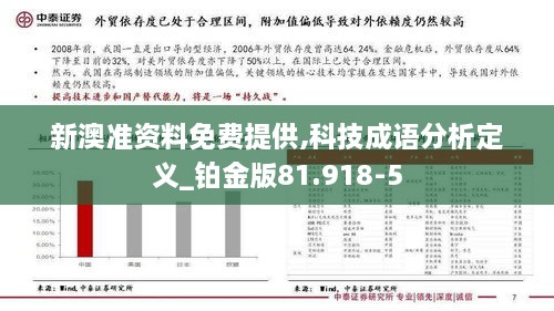 新澳准资料免费提供,科技成语分析定义_铂金版81.918-5