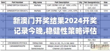 新澳门开奖结果2024开奖记录今晚,稳健性策略评估_SE版73.313-9