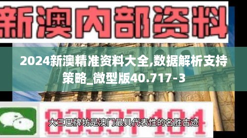 2024新澳精准资料大全,数据解析支持策略_微型版40.717-3