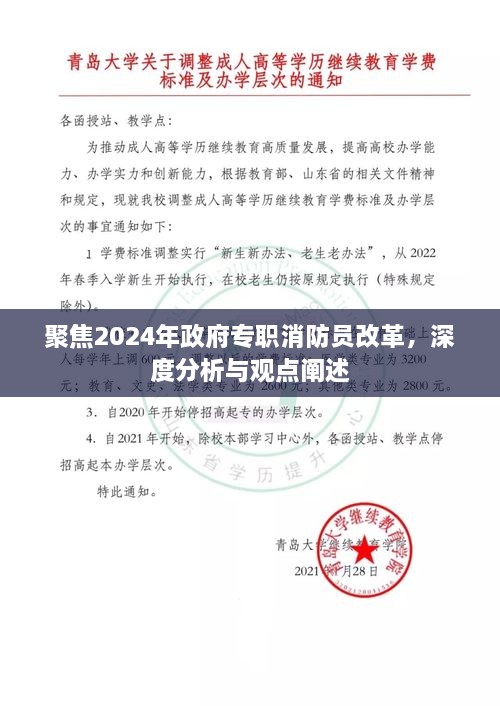 深度解析，2024年政府专职消防员改革展望与观点阐述