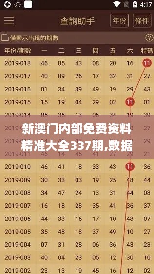 新澳门内部免费资料精准大全337期,数据整合实施方案_FT5.944-7