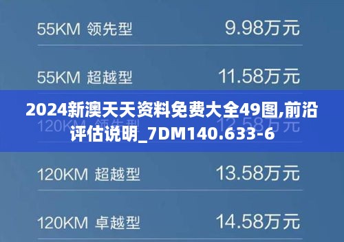 2024新澳天天资料免费大全49图,前沿评估说明_7DM140.633-6