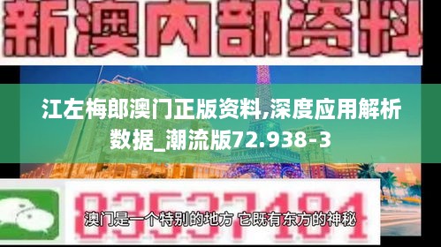 江左梅郎澳门正版资料,深度应用解析数据_潮流版72.938-3