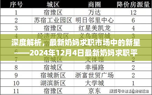 深度解析，最新奶妈求职平台新星——聚焦求职市场趋势与未来展望（2024年）