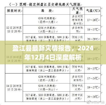 盈江县最新灾情报告深度解析（2024年12月4日）