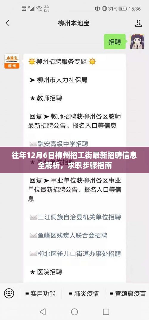 往年12月6日柳州招工街招聘信息深度解析与求职步骤指南