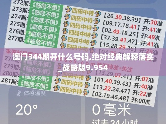 澳门344期开什么号码,绝对经典解释落实_战略版9.954