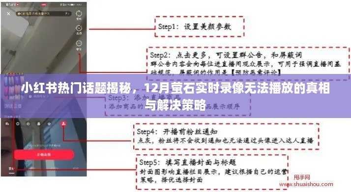 小红书热门话题揭秘，萤石实时录像无法播放的真相与解决方案